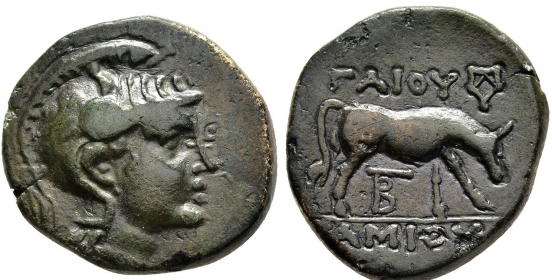 Griechenland - Makedonien - 148 BC - Gaius Publius Tamios Quaestor - Römisches Protectorat Mazedonien - Bronze - f.vz