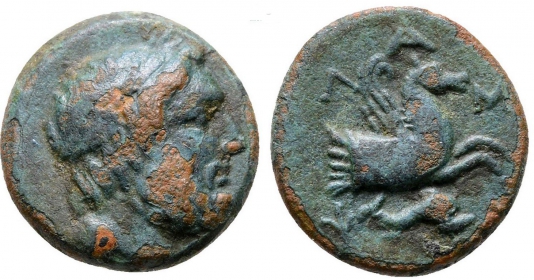 Mysien - Lampsakos - 400-200 BC - Bronze - ss