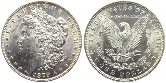 USA - 1879 - Morgan Dollar - Philadelphia - 1 Dollar - vz