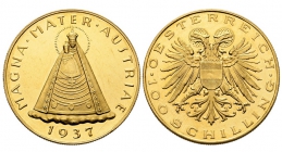Österreich - 1937 - Magna Mater - Madonna von Maria Zell - 100 Schilling - st Erstabschlag
