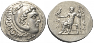 Griechenland - Pamphylien Aspendos - 205/204 v.Chr./BC - im Namen Alexander des Großen - Tetradrachme - vz