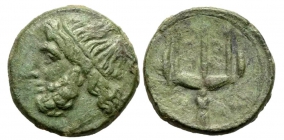 Griechenland - Syrakus -240-215 BC - Hierion II. (275-215 v.Chr) - Bronze - ss