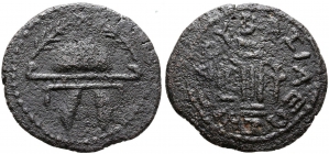 Griechenland - Judaea - 40-4 BC - König Herodes I. - der Große (40-4 v.Chr - BC) - Bronze - s-ss