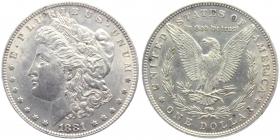 USA - 1881 - Morgan Dollar - Philadelphia - 1 Dollar - vz