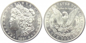 USA - 1881 S - Morgan Dollar - San Francisco - 1 Dollar - vz