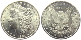 USA - 1884 CC - Morgan Dollar - Carson City - 1 Dollar - vz-st