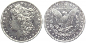 USA - 1891 O - Morgan Dollar - New Orleans - 1 Dollar - ss-vz