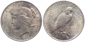 USA - 1922 - Peace Dollar - Philadelphia - 1 Dollar - vz-st