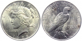 USA - 1923 - Peace Dollar - Philadelphia - 1 Dollar - vz