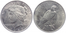 USA - 1924 - Peace Dollar - Philadelphia - 1 Dollar - vz-st