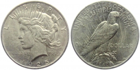 USA - 1925 - Peace Dollar - Philadelphia - 1 Dollar - vz