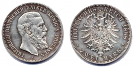 Preussen - J 98 - 1888 - Friedrich III. (1888) - 2 Mark - vz