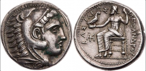 Griechenland - Makedonien - 336-323 BC - Alexander der Große (336-323 BC) postum- Tetradrachme - vz