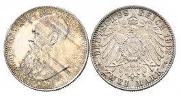 Sachsen-Meiningen - J 151 b - 1902  - Georg II. (1866-1914) - 2 Mark - vz+