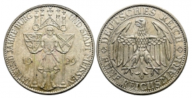 Weimarer Republik - J 339 - 1929 F - Meien - 5 Reichsmark - vz