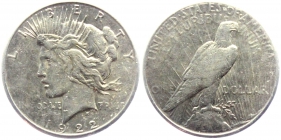 USA - 1922 S - Peace Dollar - San Francisco - 1 Dollar - ss